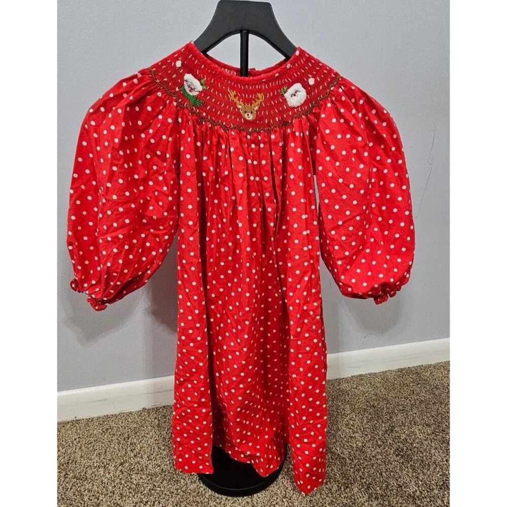 Mom & Me size 4 Smoked Christmas Dress